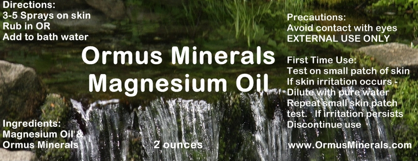 Ormus Minerals Magnesium Oil 2